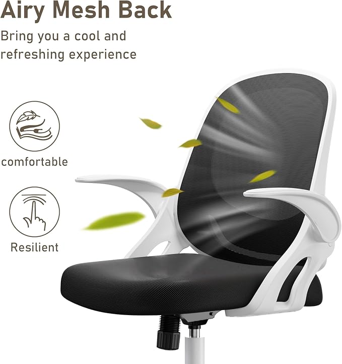 Home Office Chair Work Desk Chair Comfort Ergonomic Swivel Computer Chair - Image 5
