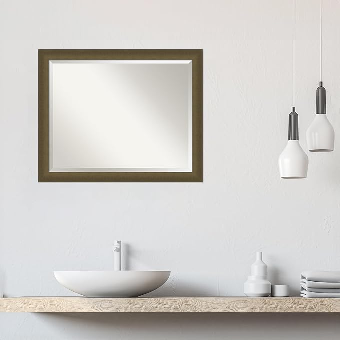 Amanti Art Bronze Bathroom Mirror - Image 5