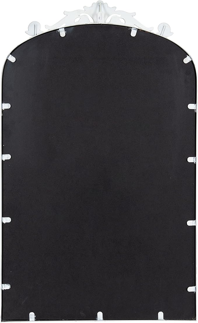 Kate and Laurel Arendahl Traditional Arch Wall Mirror; 19 x 31; Antique White; - Image 7