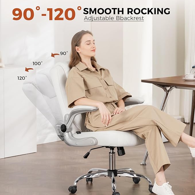COMHOMA Leather Office Chair Ergonomic Computer Gaming Chair - Image 7