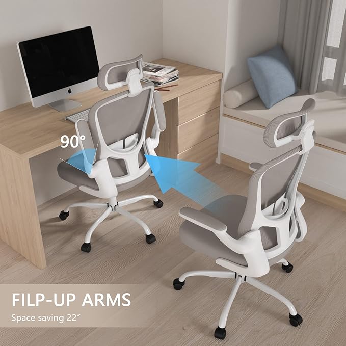 Office Chair, High Back Ergonomic Desk Chair, Breathable Mesh Desk Chair - Image 7