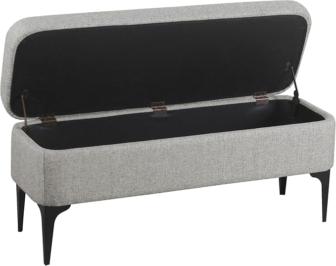 HomePop Upholstered Storage Bench - Image 6