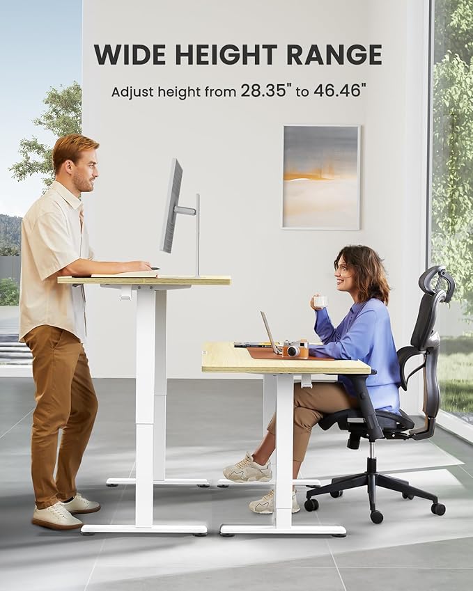 ErGear Electric Standing Desk, 44 x 24 Inches Height Adjustable Stand up Desk - Image 5