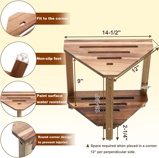 IBosins Corner Shower Stool - Image 2