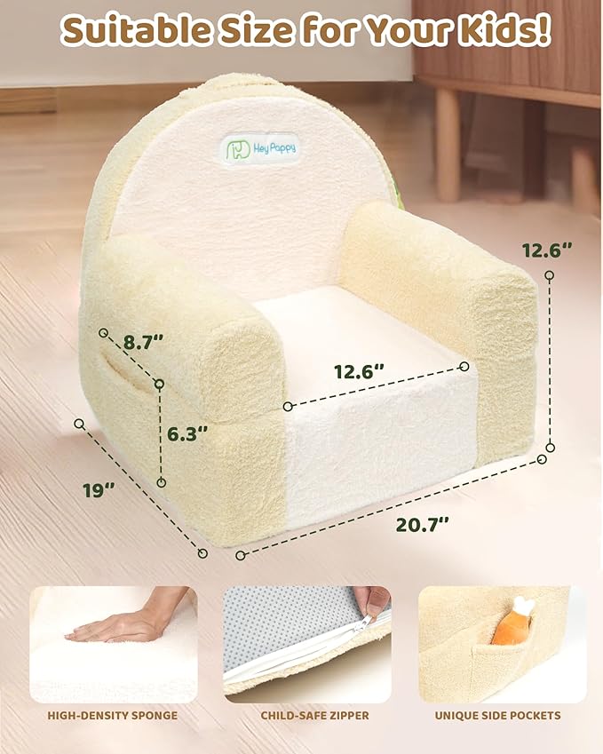 Toddler Chair, Comfy Foam Kids Couch - Image 3