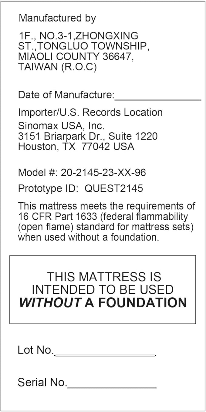Vibe Quilted Hybrid Mattress, 12-Inch Innerspring and Pillow Top Gel Memory - Image 13