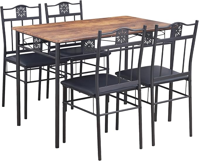 VECELO Kitchen Dining Room Table Sets - Image 7