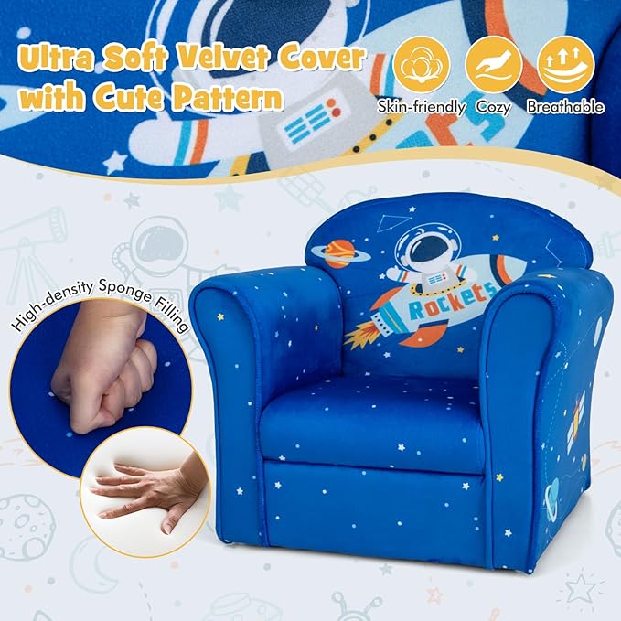 Costzon Kids Couch, Children's Sofa Armrest Chair - Image 5
