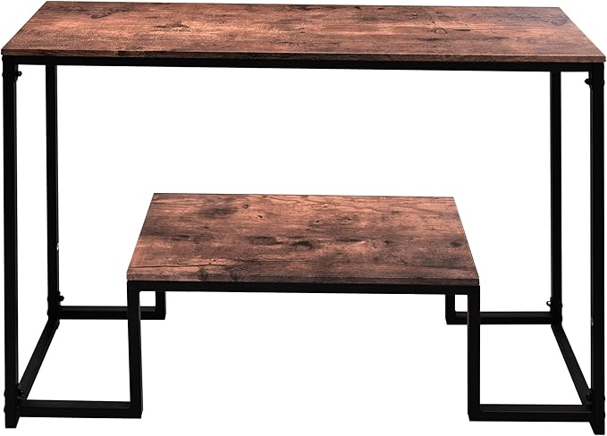 HOMERECOMMEND Console Table Narrow Sofa Tables Industrial Entryway Tables - Image 8