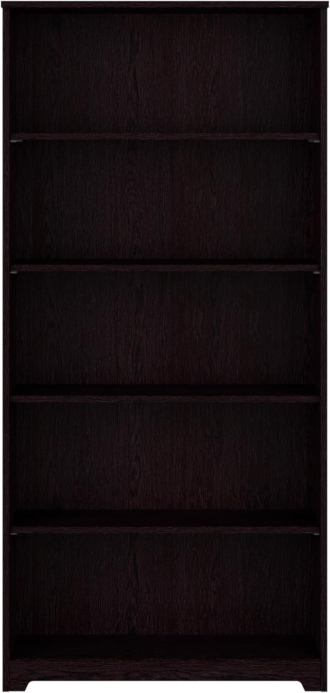 Bush Furniture Tall 5 Shelf Bookcase, Large Open Bookshelf, Sturdy Display - Image 9