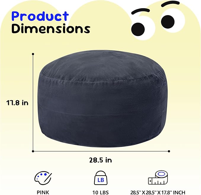Hobestluk Bean Bag Chairs 2.5FT Beanbag Chair - Image 2