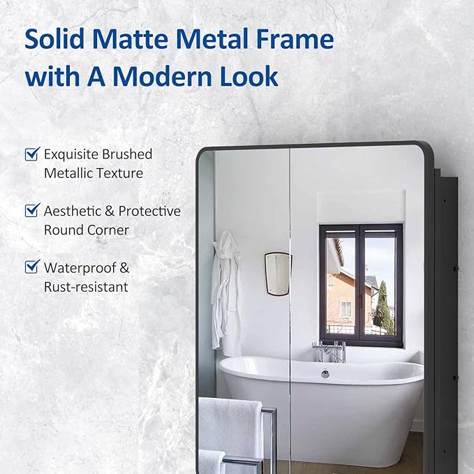 30x32 Inch Bathroom Medicine Cabinet - Image 6