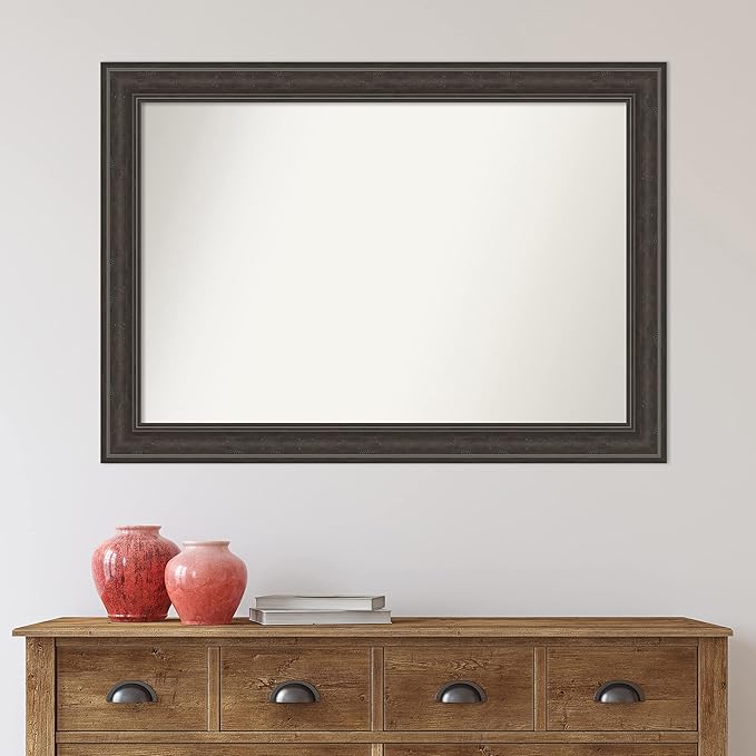 Amanti Art Brown Bathroom Mirror - Image 6
