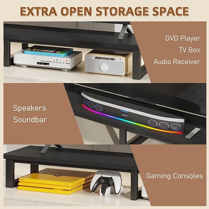 59" Large TV Riser for 32-75 inch TV, TV Riser Stand Shelf - Image 5