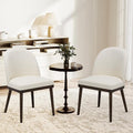 COLAMY Upholstered Dining Chairs Set of 2, Wooden Kitchen Chairs by COLAMYINC