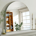 Arched Bathroom Mirror, 32x34 Inch by EASLY
