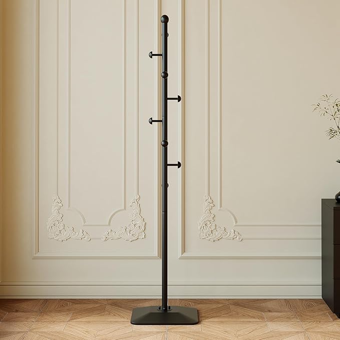 Coat rack, Metal coat hanger stand, Coat Tree freestanding Heavy duty - Image 3