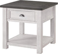 Martin Svensson Home Monterey Solid Wood End Table White by MartinSvenssonHome