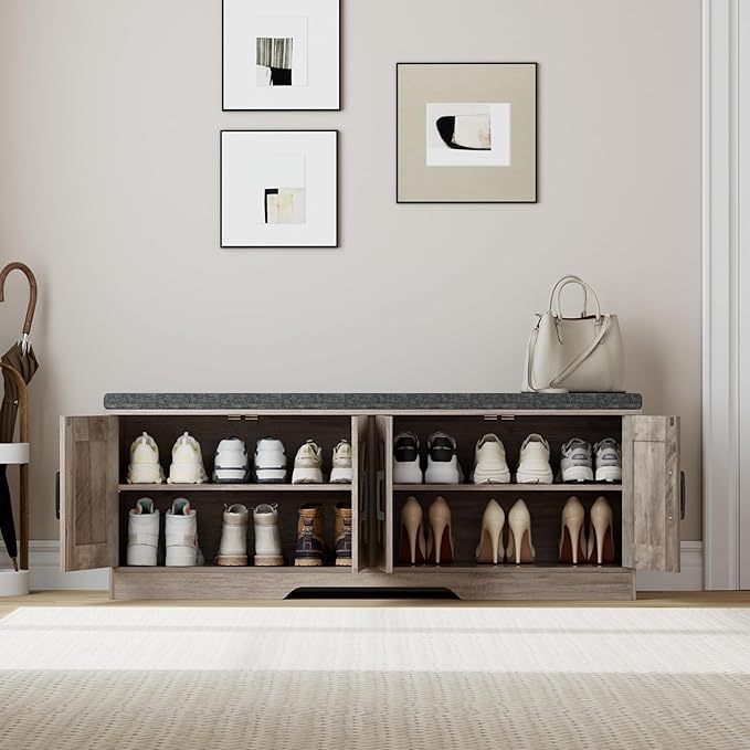 2-Tier Storage Bench, Shoe Bench - Image 4