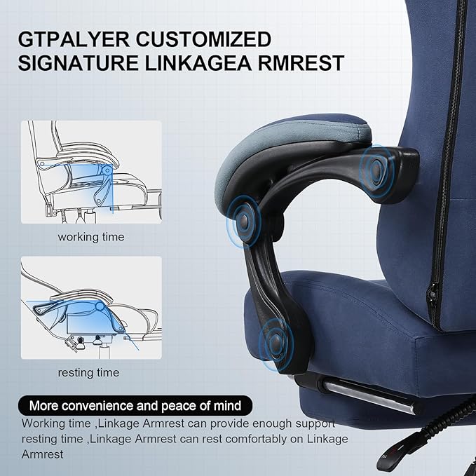 GTPLAYER Gaming Chair, Computer Office Chair - Image 3