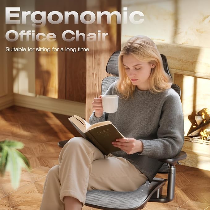 T11 Ergonomic Office Chair, High Back Desk Chairs - Image 6