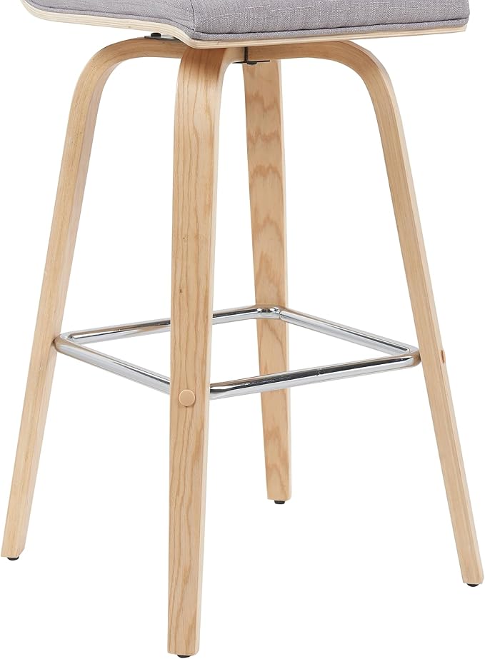 Vienna Modern Swivel Bar Height Stool - Image 7