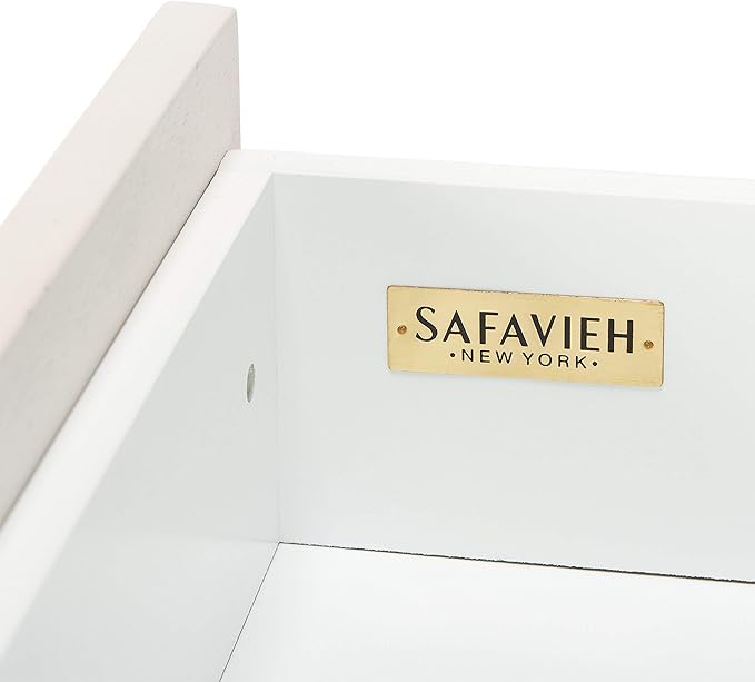 SAFAVIEH Genevieve TV Stand for up to 65" Flatscreen – White & White Washed - Image 14
