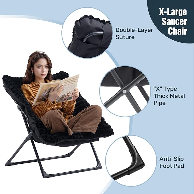 HollyHOME X-Large Saucer Chair - Image 5