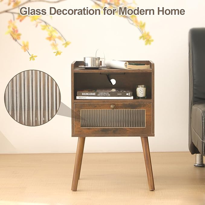 AWASEN Mid Century Night Stand - Image 6