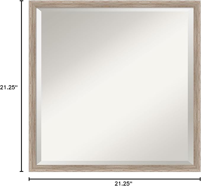 Amanti Art White Bathroom Mirror - Image 6