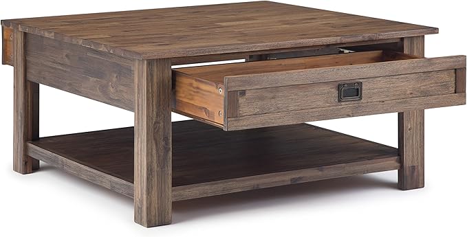 SIMPLIHOME Monroe Square Coffee Table - Image 4