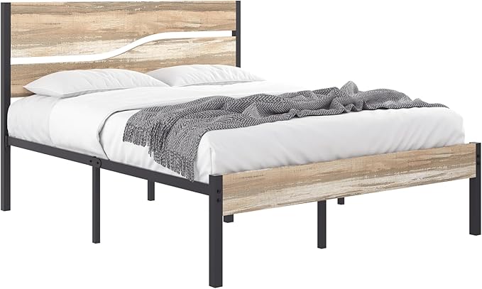 VECELO Queen Size Bed Frame - Image 6