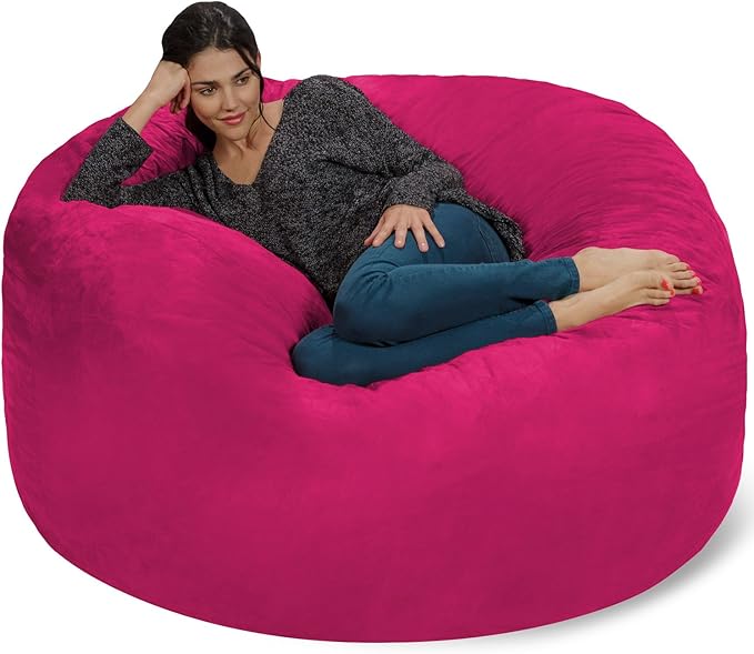 Chill Sack Bean Bag Chair: Giant 5' Memory Foam Furniture Bean Bag by ChillSackBeanBags
