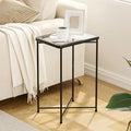 Garden 4 you Small Side Table, Glass End Table, Outdoor Side Table by Garden4you