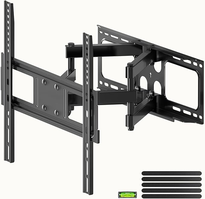 Full Motion TV Wall Mount for Most 26"-70" Flat/Curved TV, Swivel Tilt Bracket by XINLEI