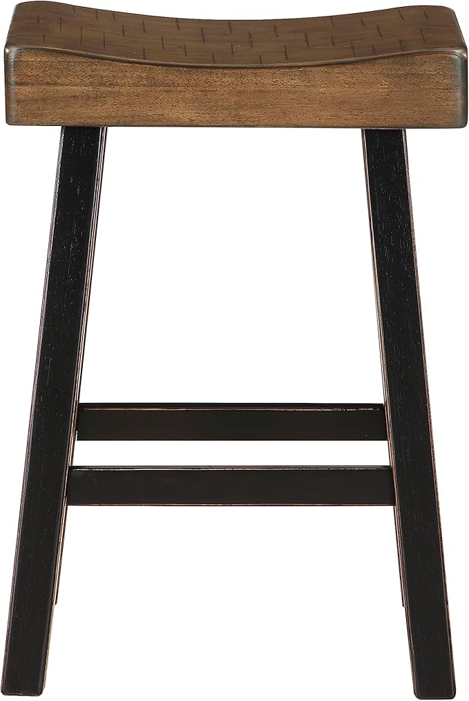 Lexicon Saddle Bar Stools Set of 2 Barstools - Image 4