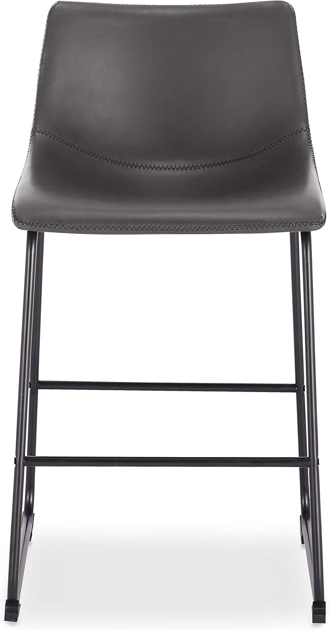 EdgeMod Brinley Counter Stool in Grey - Image 4