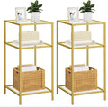 Homhedy 3-Tier Side Tables Set of 2, End Tables by Homhedy