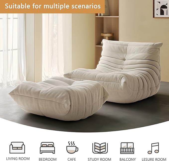 Bean Bag Chair - Memory Foam Bean Bag Chair - Image 5