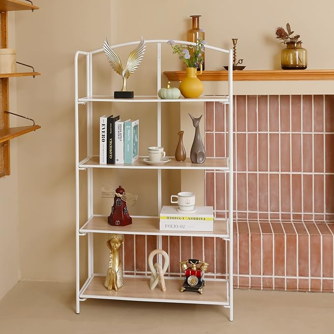 Crofy No Assembly Folding Bookshelf - Image 2