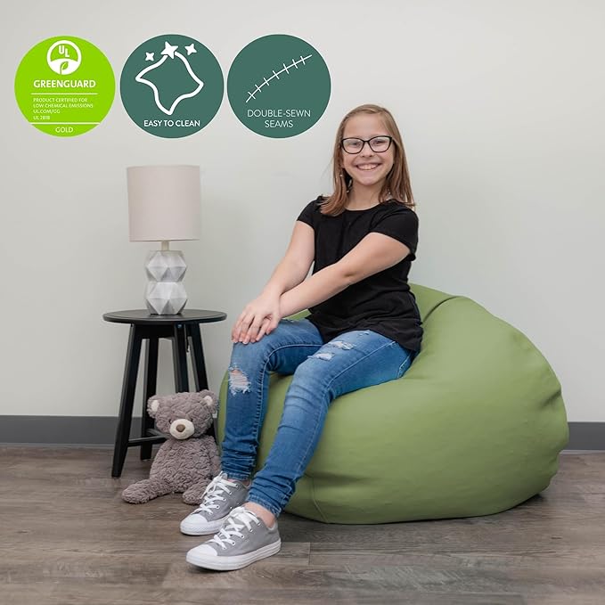 Children's Factory 35" Kids Bean Bag Chairs, Flexible Seating Classroom - Image 3