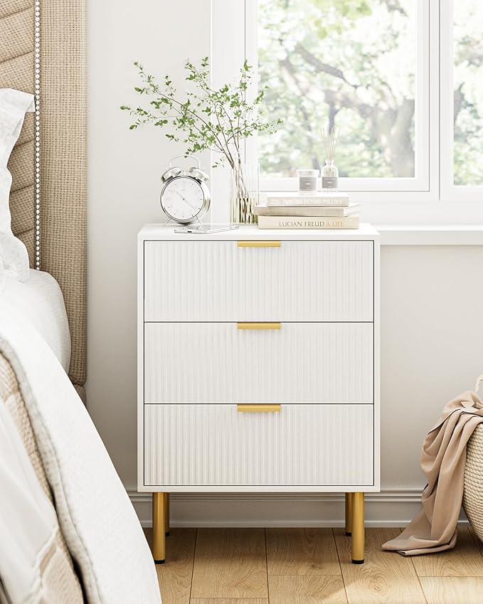Night Stand, Tall Bedside Table by AEPOALUA