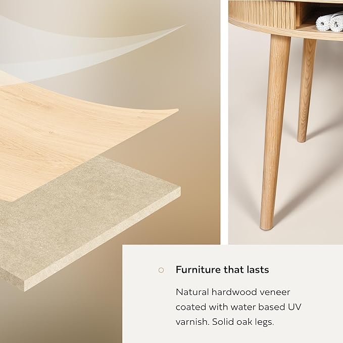 WERMO 47'' Round Dining Table for 4 People - Image 6