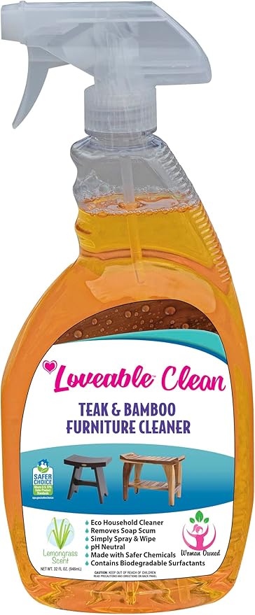 EcoDecors Loveable 32 oz Spray Bottle Teak Cleaner and Loveable Protection 16 - Image 2