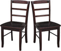 International Concepts Madrid Ladder Back Chair, Rich Mocha by InternationalConcepts