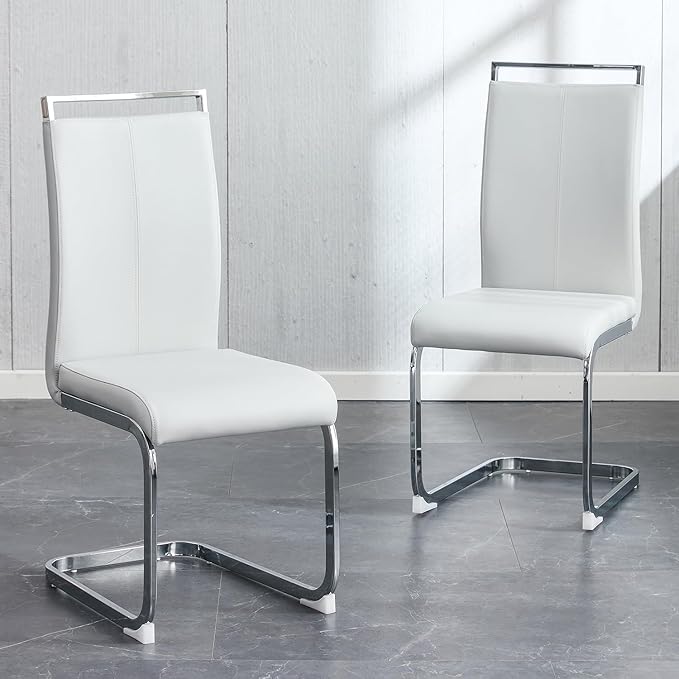 Dining Chairs Set, Kitchen Modern Metal Chairs by Gopop