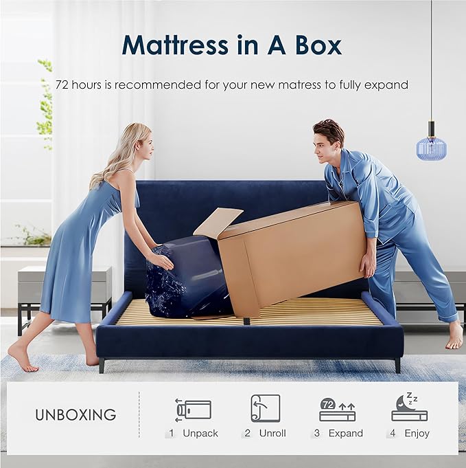 SDHYL Full Mattress, 10 Inch Gel Infused Memory Foam Mattress - Image 6