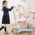 Ergonomic Kids Desk Chair with Footrest & Height-Adjustable Seat, Work & Dining by ERIYA