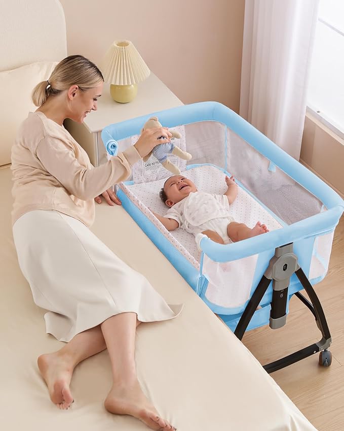 3 in 1 Baby Bassinet, Bedside Crib - Image 7