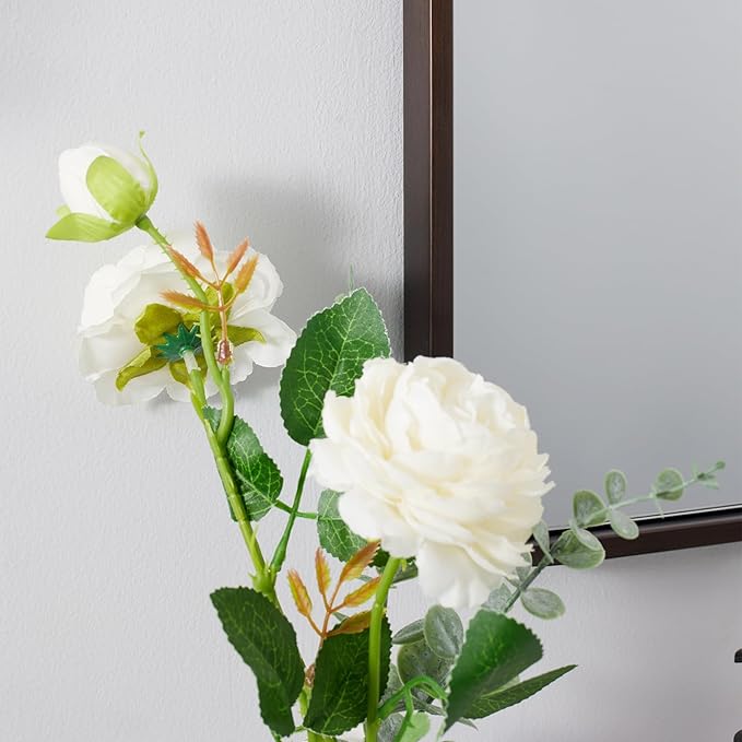 ANDY STAR 40x32 Inch Bronze Bathroom Mirror, Rounded Rectangle Oil Rubbed - Image 6